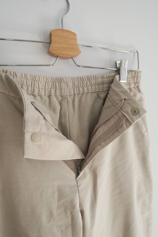 Кремовые брюки Uniqlo Heattech с подкладкой из флиса 3