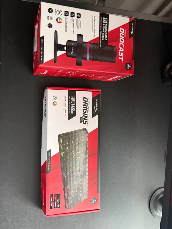 Марафон HYPERX duocast, Клавиатура HYPERX alloy origins 60