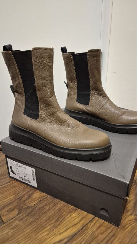 Ботинки челси ECCO из натуральной кожи, размер 41 4