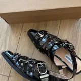Балетки Steve Madden, черные и белые 5