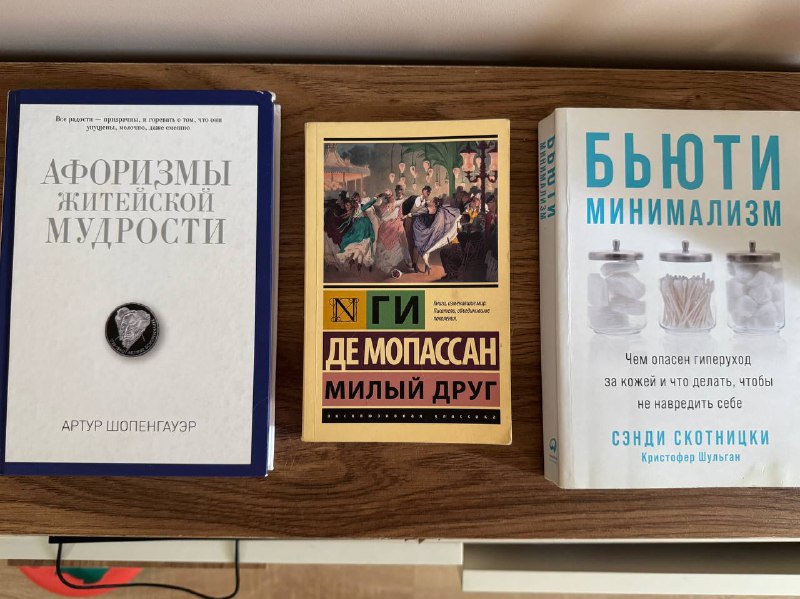 Книги Шопенгауэр, Мопассан, Сэнди Скотницки