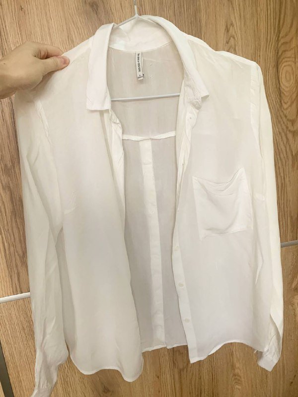 Сарафан sinsey, хлопковая рубашка Bershka, футболка Reserved размер S 2