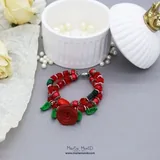 Браслет Красная роза 3