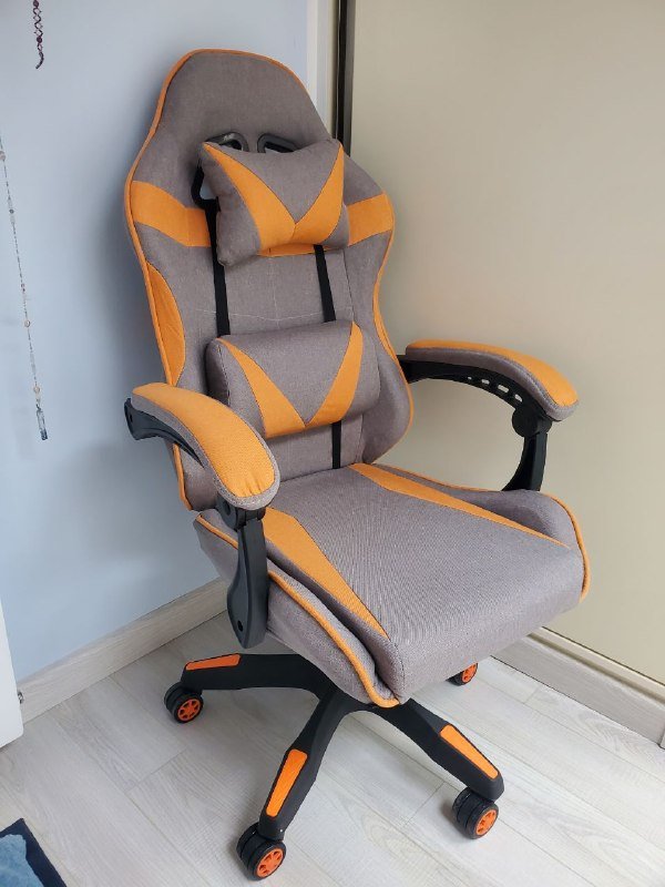 Стул компьютерное кресло оранжевое новое