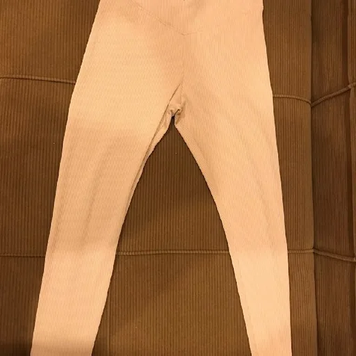 New H&M leggings, beige dress, romper with shorts