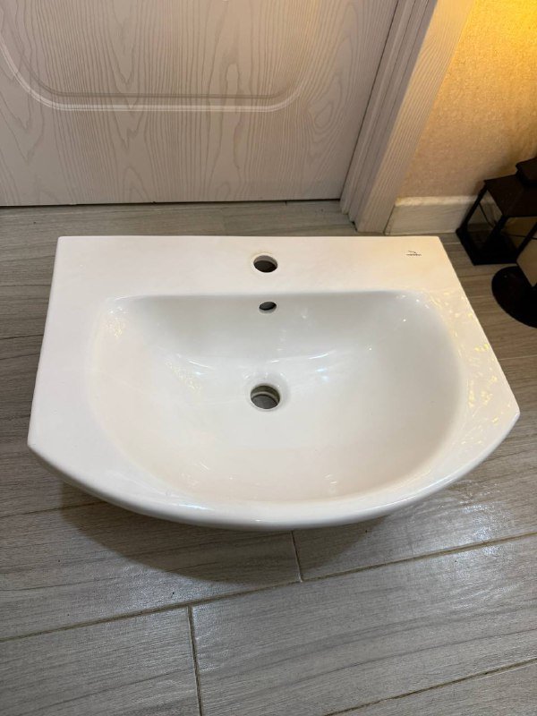 Керамическая раковина 60x45 см белая 3