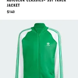 ADICOLOR CLASSICS тренировочная куртка Adidas зеленая 1