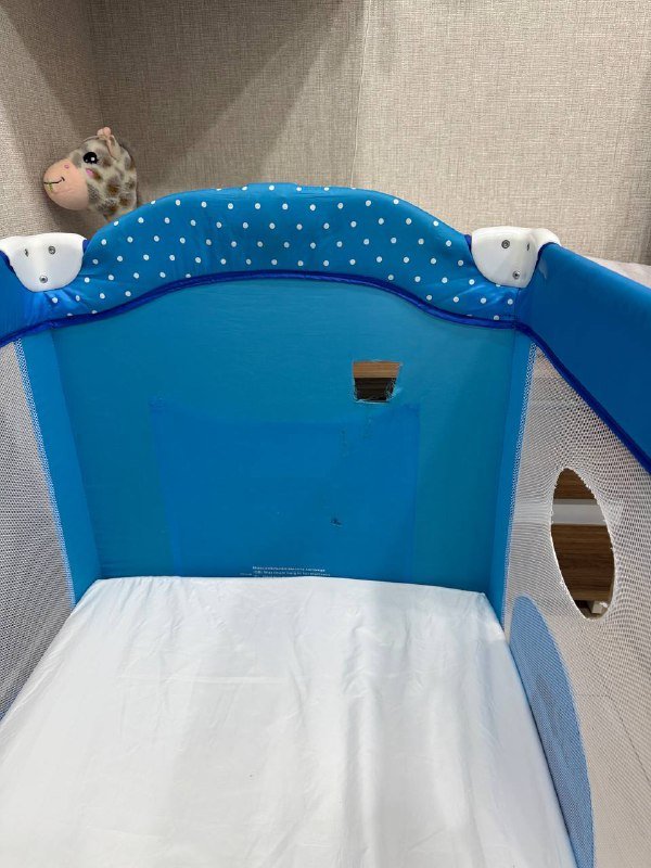Матрас детский, кроватка манеж переносная детская 5