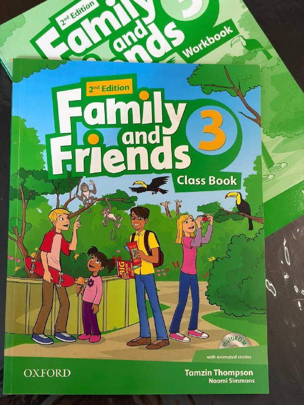 Учебник и рабочая тетрадь Family and Friends 3