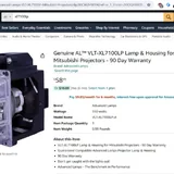 Mitsubishi WL7200 проектор 8