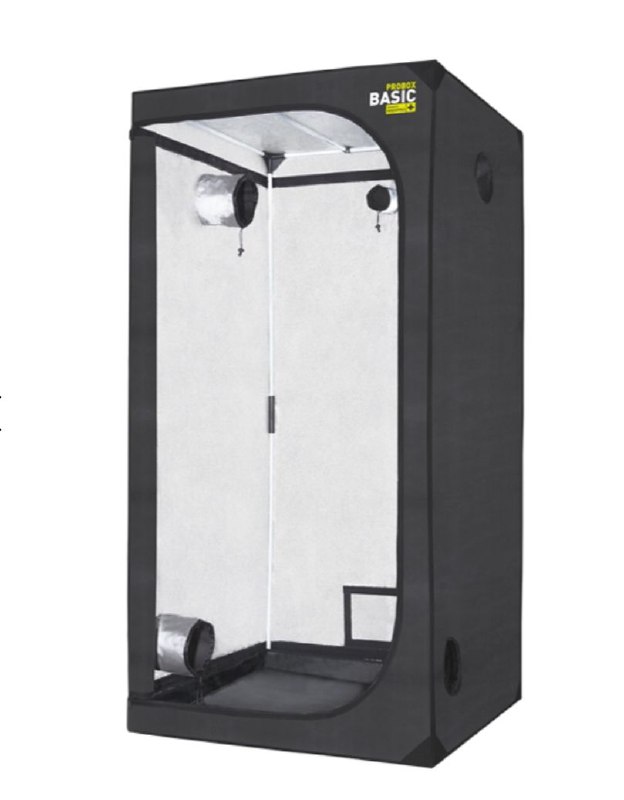 Гроубокс Probox Basic, лампа VIPAR Full spectrum LED 100w, вентиляторы, удобрения, измеритель