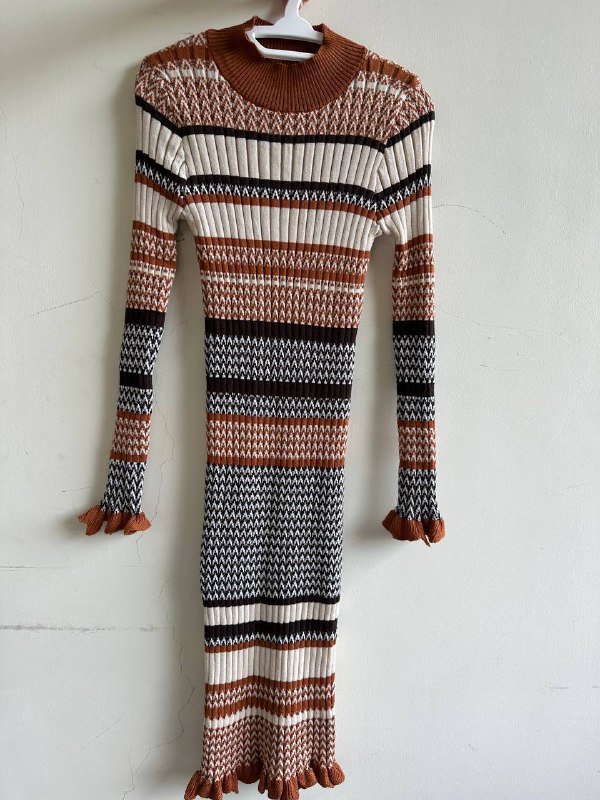 Платье-свитер макси Shein женское осеннее размер L 2