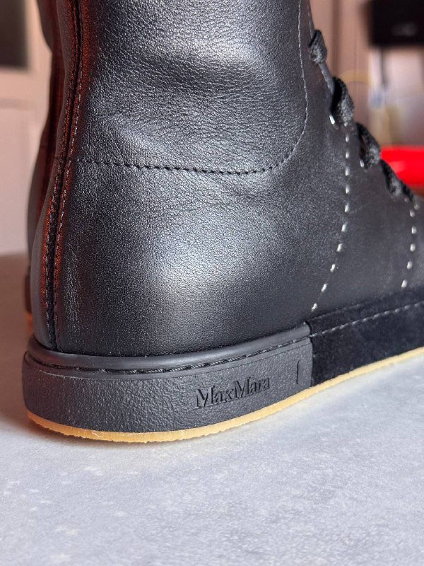 Max Mara ботинки 41 размер из натуральной кожи 2