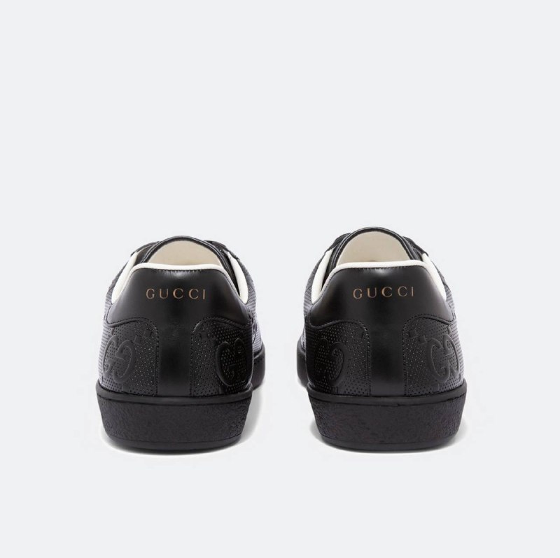 Мужские кроссовки Gucci Ace Black GG размер 45 3