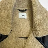 LIME L sheepskin coat 3