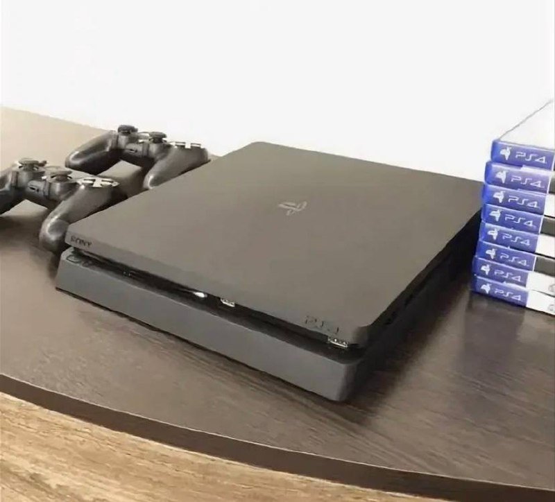 PlayStation 4 slim 1ТБ с двумя джойстиками