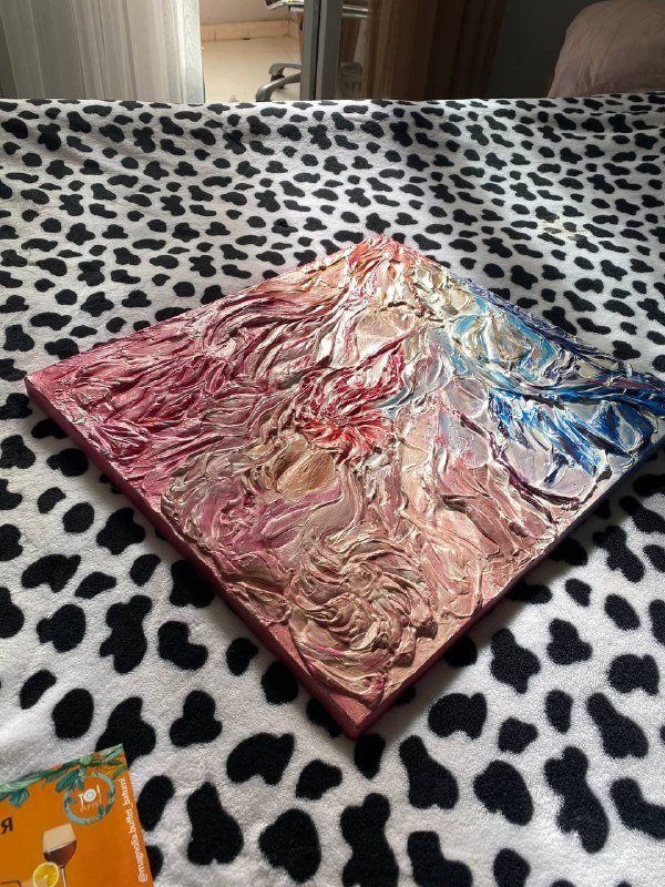 Объемная картина акрил+лак