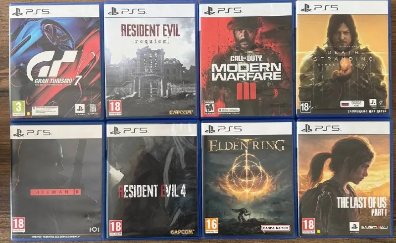 Игры для PlayStation 4 и PlayStation 5