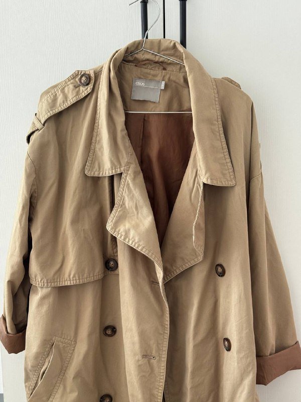 Тренч ASOS женский оверсайз 2