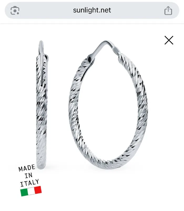 Серьги серебряные 925 1