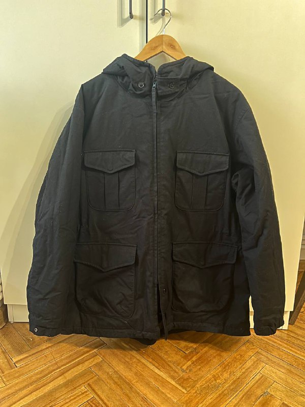 Рубашка Carhartt party shirt, Лонгслив Woolrich, Куртка Uniqlo, Лайнер Alpha industries 4