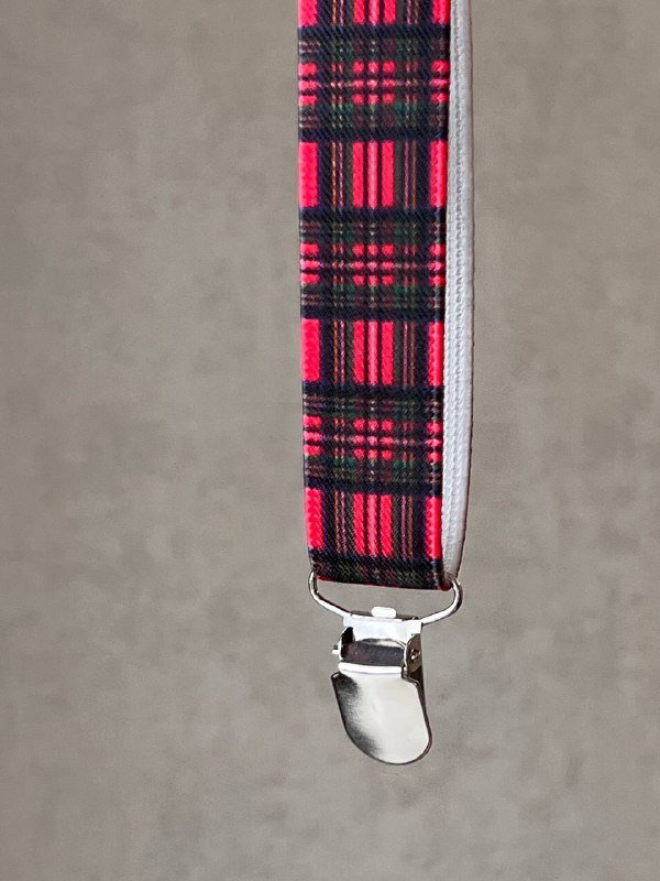 Подтяжки для брюк и юбок красные и жёлтые 2