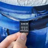 Синий кроп-топ Shein 2