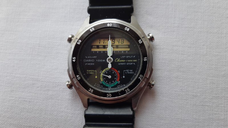 Винтажные часы Casio AW-600 90-х