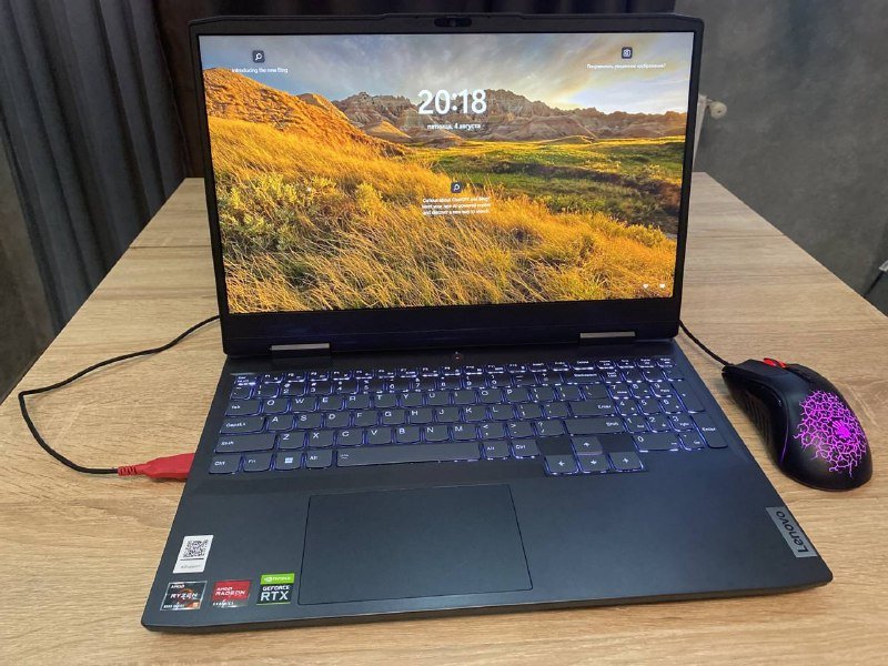 Ноутбук Lenovo Ryzen 5 6600h RTX 3050 16GB 512GB