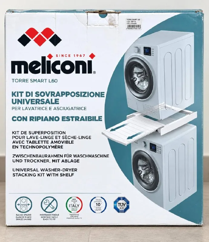 Универсальные комплекты Meliconi для стиральной и сушильной машины