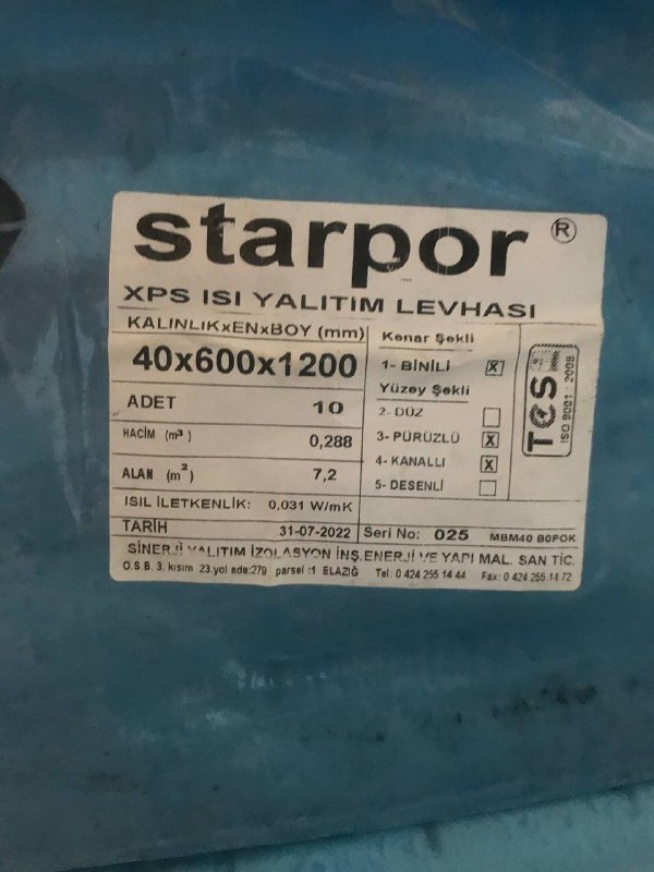 XPS теплоизоляционные плиты