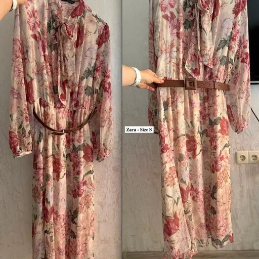 Платье Zara с поясом