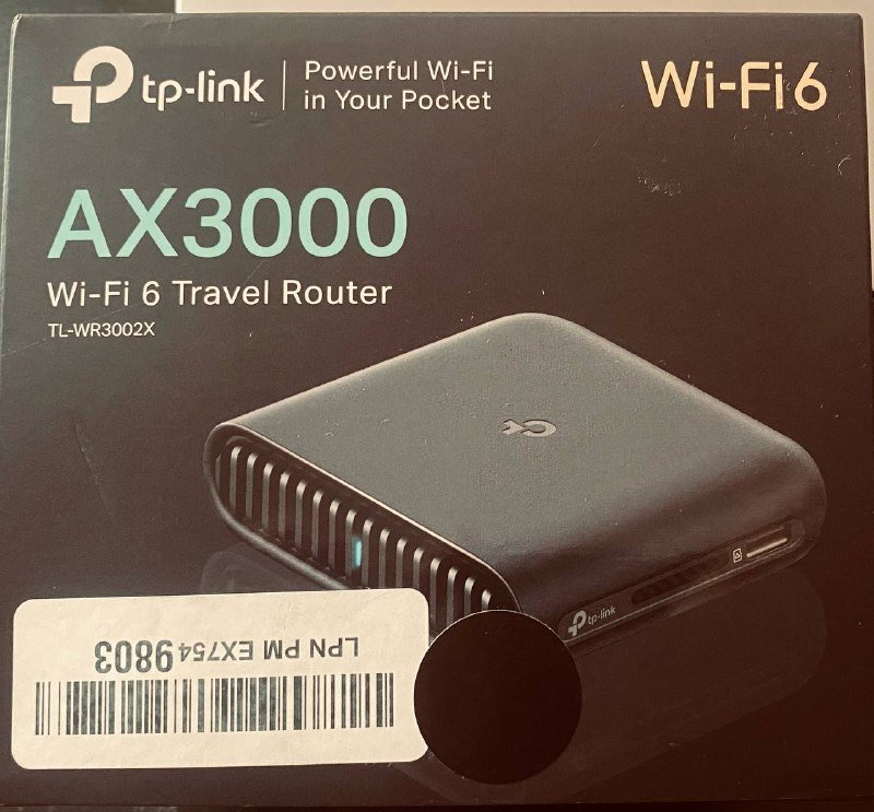 TP-Link AX3000 Wi-Fi 6 Travel Router