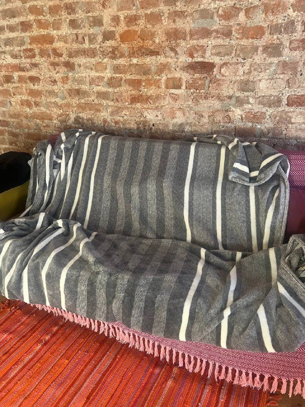 Плюшевый плед 2x2 м