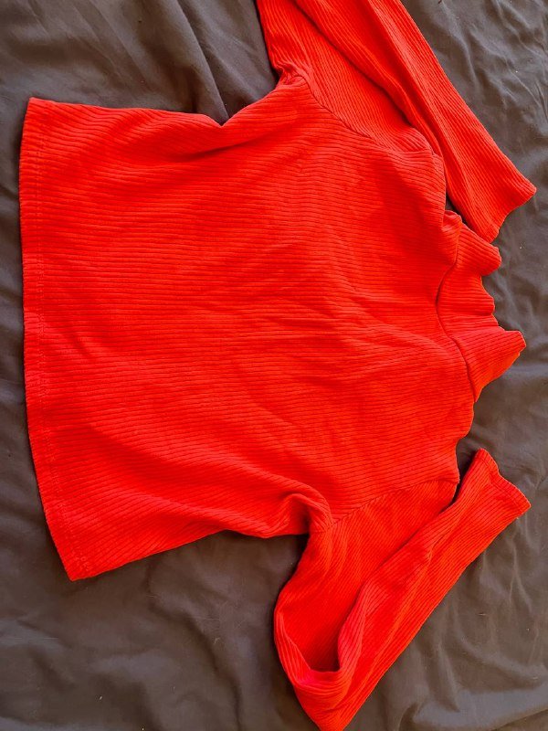 Красный женский свитер размер S 2