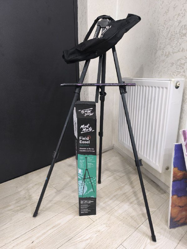 Набор для рисования: кисти, карандаши, маркеры, холсты, мольберт 6