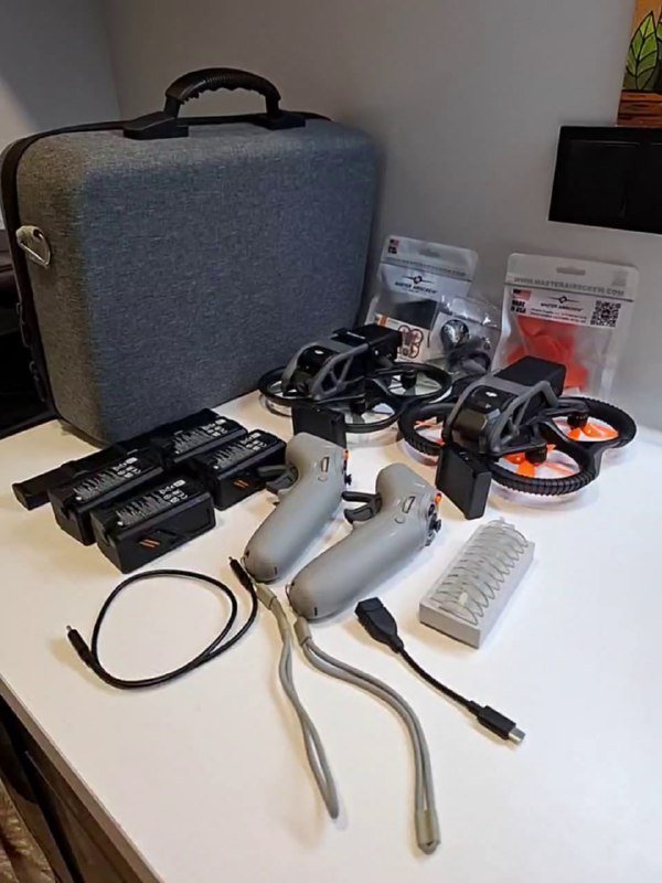 DJI Avata drones, RC Motion 2, batteries, accessories