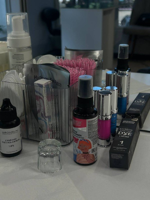 Набор для кератинового выпрямления и набор для бровей и ламинирования ресниц 2