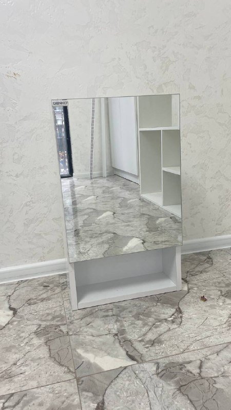 шкафчик в ванную с зеркалом, столешница 60x140