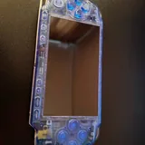 PSP 3000 в прозрачном корпусе 1