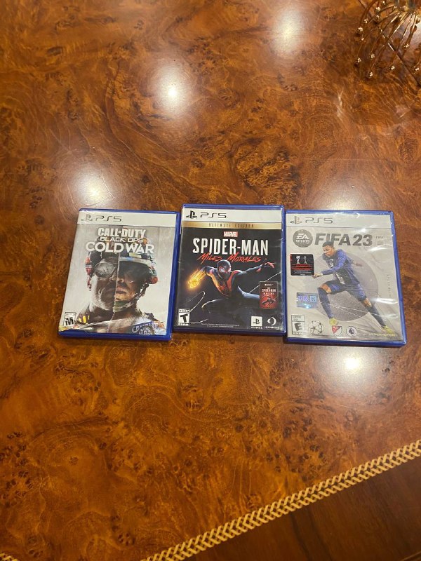 Диски игр для PS5 Call of Duty, Spider-Man, FIFA 23