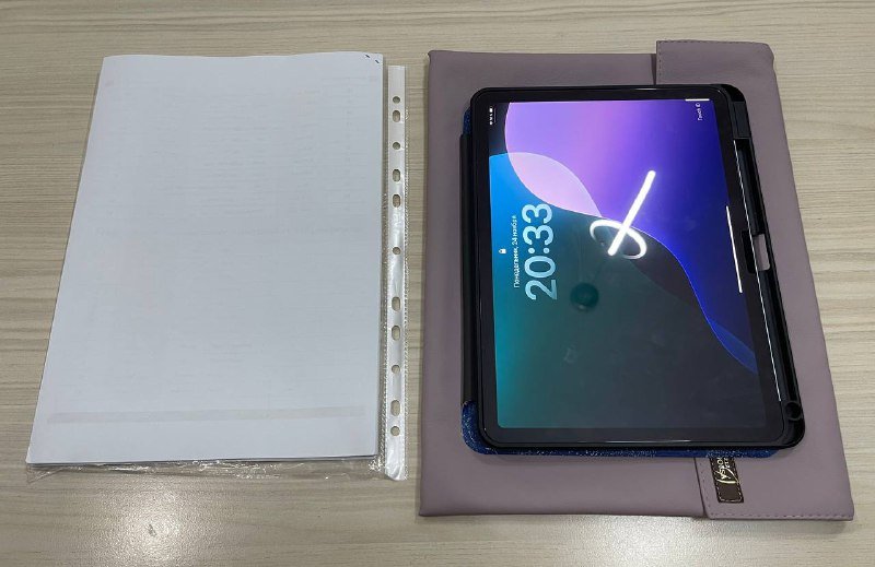 Папка-клатч для iPad с мягким подкладом