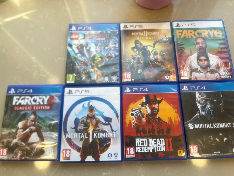 Игры для PS4 и PS5 Far Cry, Mortal Kombat, Red Dead Redemption