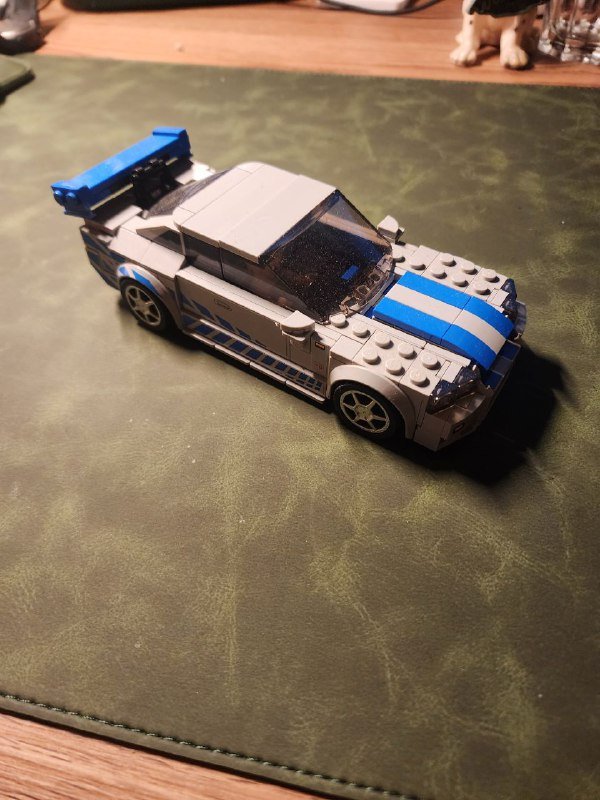 Lego speed champions skyline gt-r (r34) модель