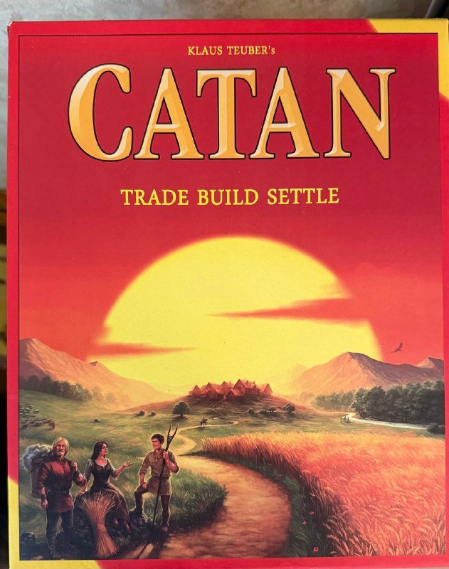 Игра CATAN (колонизаторы) на английском