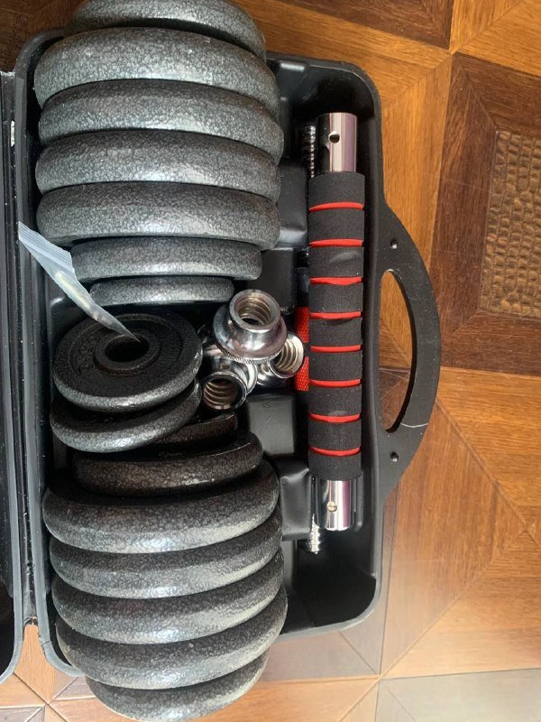 Гантели 20+20 кг и 12.5+12.5 кг с грифом 2