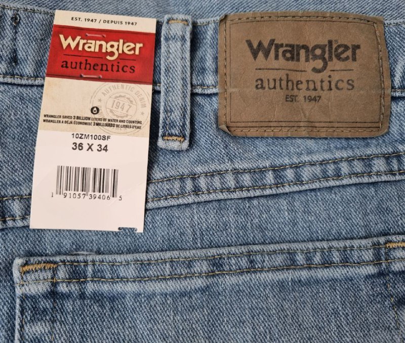 мужские джинсы Wrangler 36W×34L Regular Fit 1