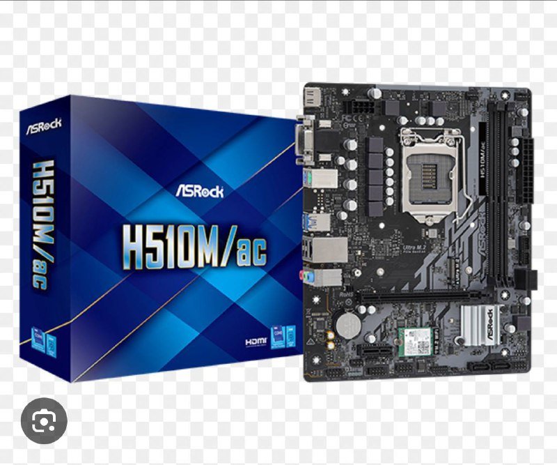 Материнская плата ASRock H510M/ac lga 1200 2