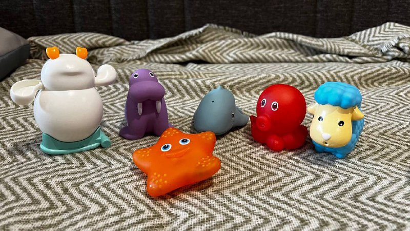 Игрушки для купания малышей набор и по отдельности 7