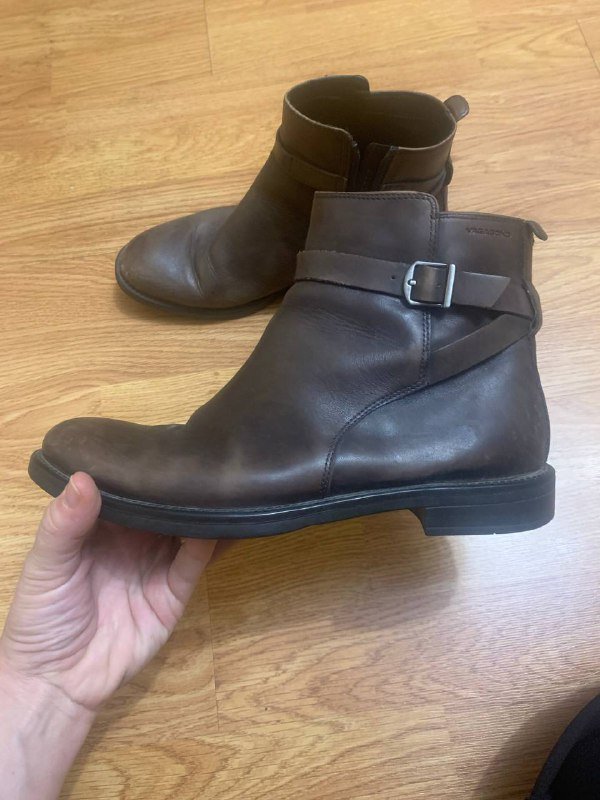 Полусапожки ботинки Vagabond коричневые кожаные 39 размер